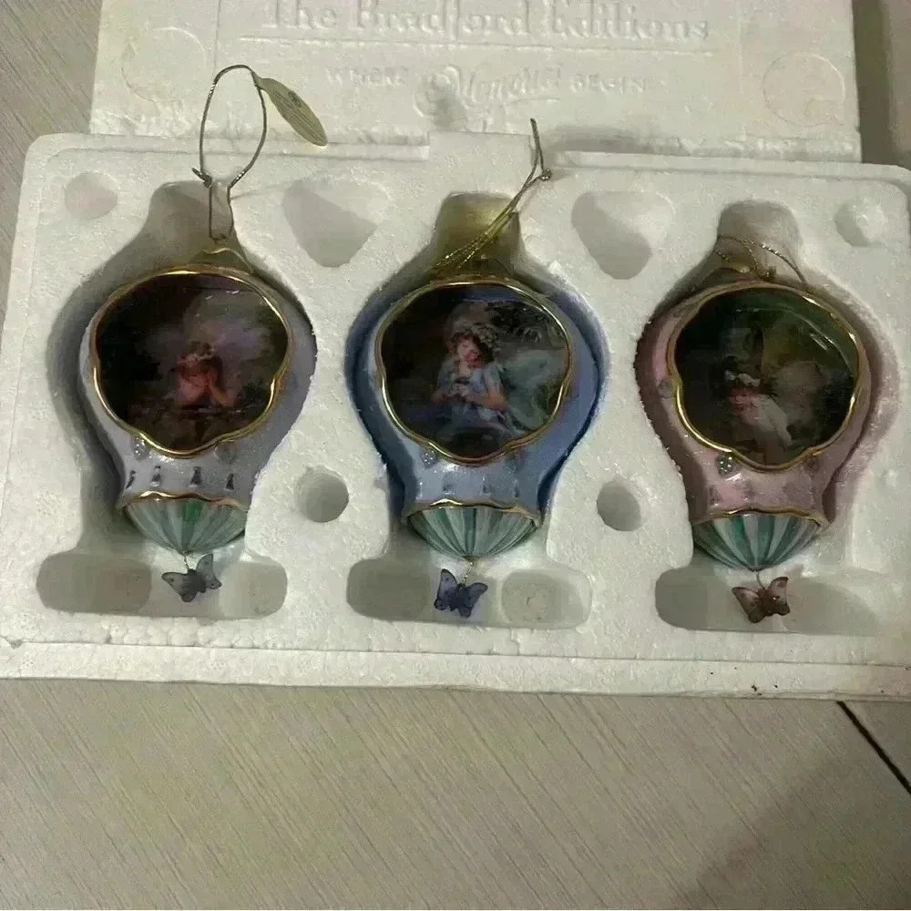 2000 Bradford Exchange Heirloom Porcelain Ornament Lisa Jane’s Enchanted Garden